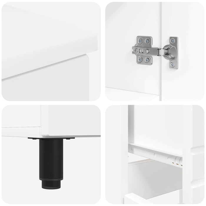 Unitate Vanity pentru Baie Alb 60 x 35 x 80 cm Lemn prelucrat - WALTI WALTI