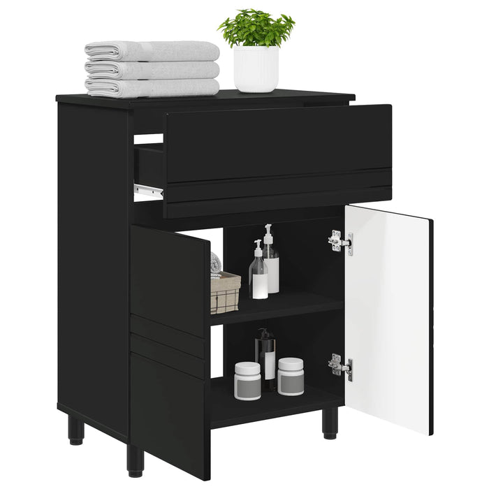 Unitate Vanity pentru Baie Negru 60 x 35 x 80 cm Lemn prelucrat - WALTI WALTI