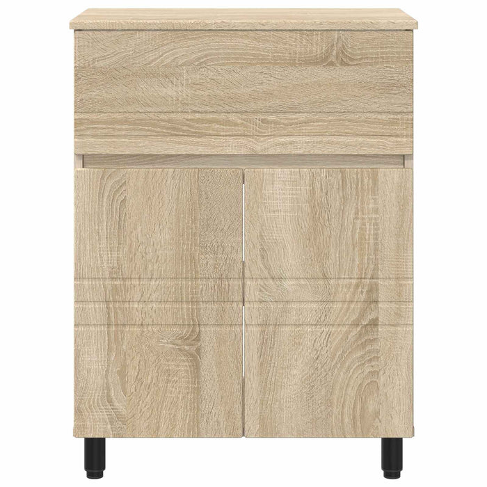 Unitate Vanity pentru Baie Stejar Sonoma 60 x 35 x 80 cm - WALTI WALTI
