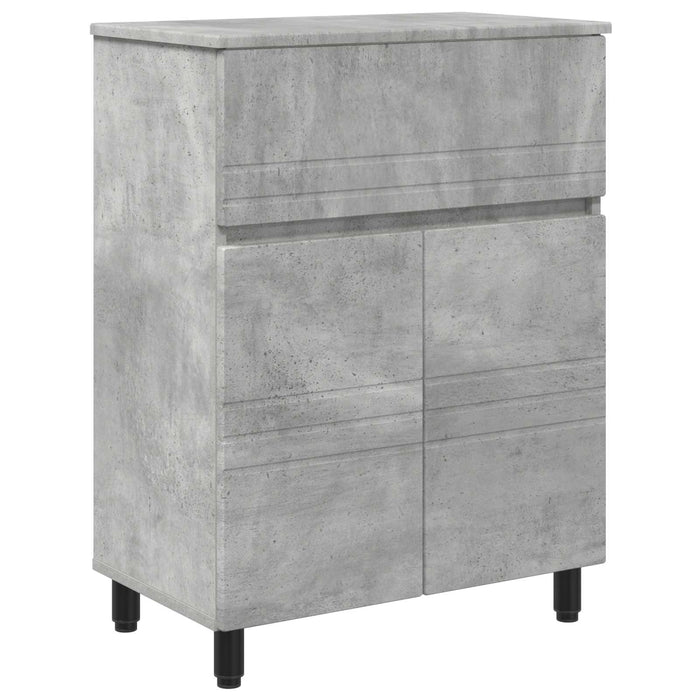 Unitate Vanity pentru Baie Gri Beton 60 x 35 x 80 cm - WALTI WALTI