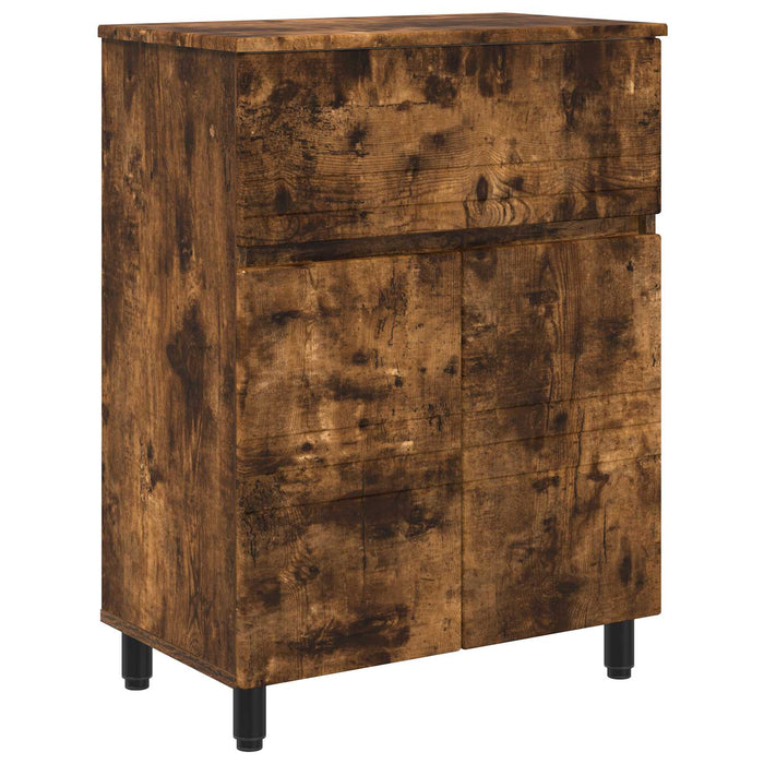 Unitate Vanity pentru Baie Stejar fumuriu 60 x 35 x 80 cm - WALTI WALTI