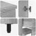 Unitate Vanity pentru Baie Sonoma gri 60 x 35 x 80 cm - WALTI WALTI