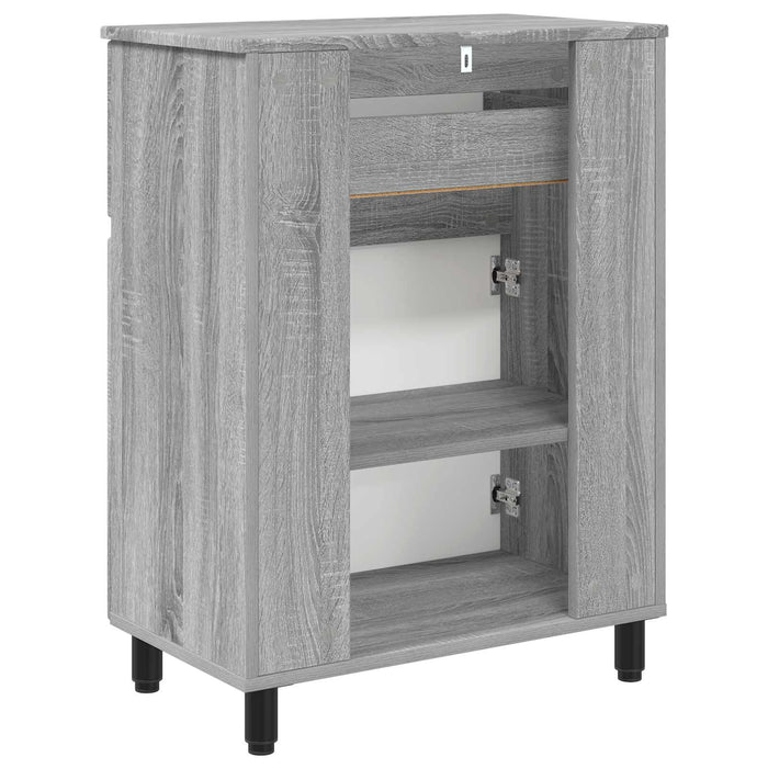 Unitate Vanity pentru Baie Sonoma gri 60 x 35 x 80 cm - WALTI WALTI