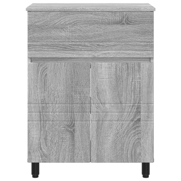 Unitate Vanity pentru Baie Sonoma gri 60 x 35 x 80 cm - WALTI WALTI