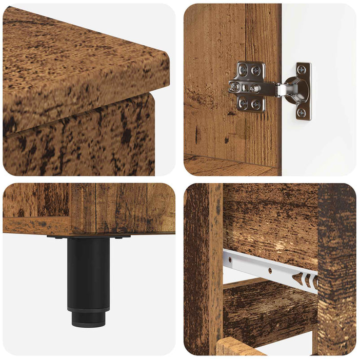 Unitate Vanity pentru Baie Lemn vechi 60 x 35 x 80 cm - WALTI WALTI