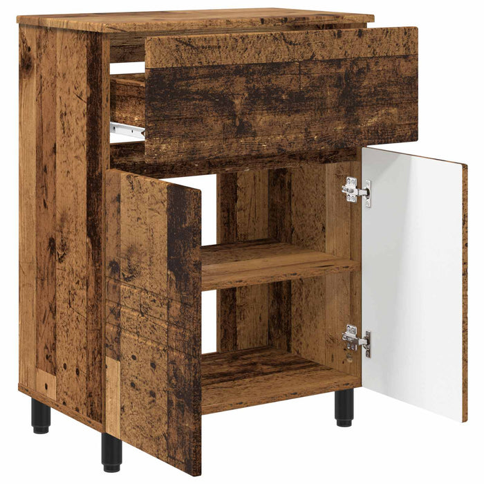 Unitate Vanity pentru Baie Lemn vechi 60 x 35 x 80 cm - WALTI WALTI