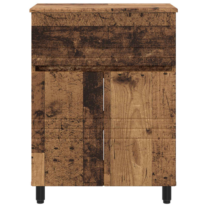 Unitate Vanity pentru Baie Lemn vechi 60 x 35 x 80 cm - WALTI WALTI