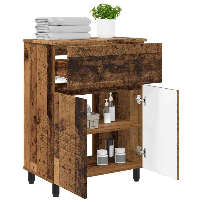 Unitate Vanity pentru Baie Lemn vechi 60 x 35 x 80 cm - WALTI WALTI
