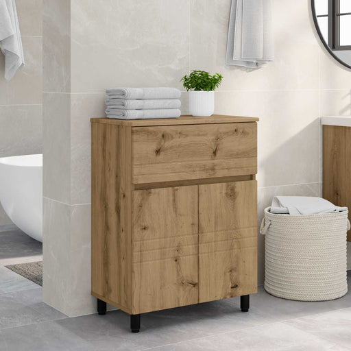 Unitate Vanity pentru Baie Stejar Artizanal 60 x 35 x 80 cm - WALTI WALTI