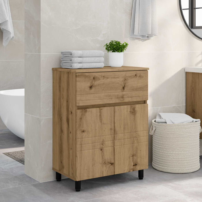 Unitate Vanity pentru Baie Stejar Artizanal 60 x 35 x 80 cm - WALTI WALTI