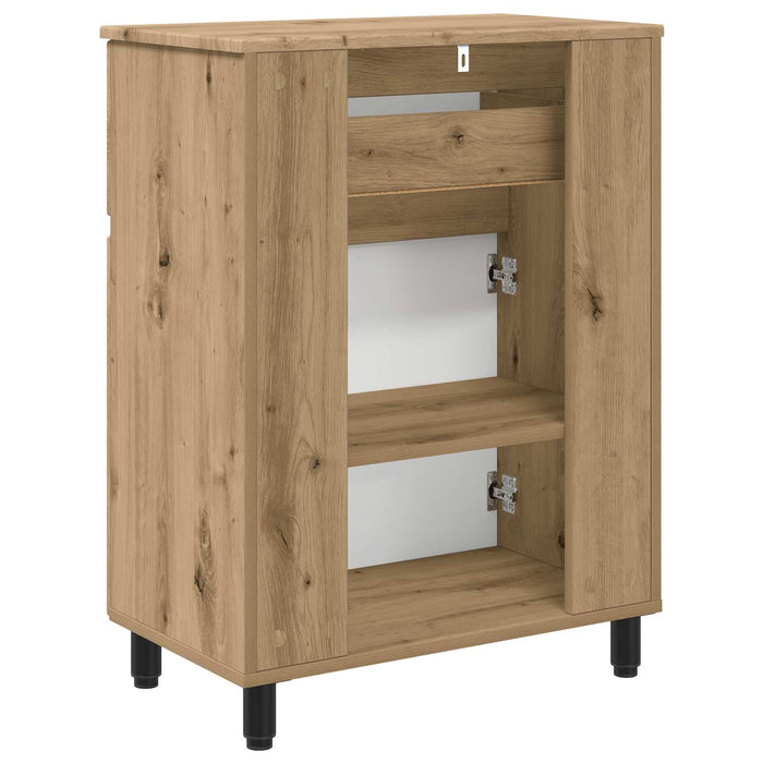 Unitate Vanity pentru Baie Stejar Artizanal 60 x 35 x 80 cm - WALTI WALTI