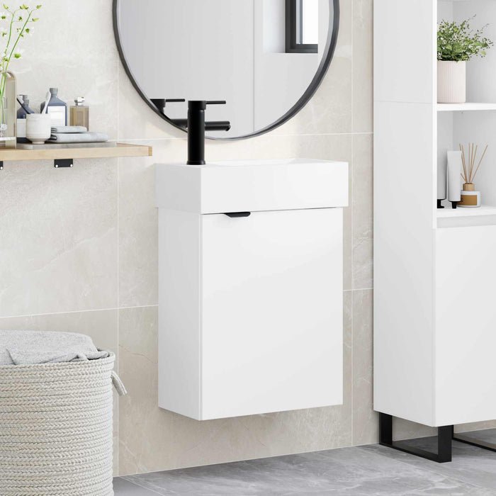 Unitate de baie cu robinet Alb 45,5 x 22,5 x 84 cm - WALTI WALTI