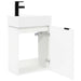 Unitate de baie cu robinet Alb 45,5 x 22,5 x 84 cm - WALTI WALTI