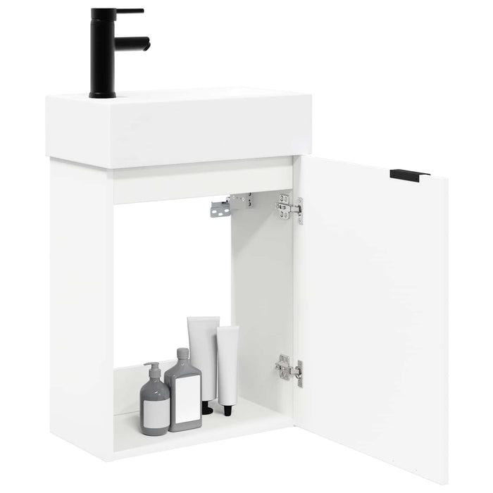 Unitate de baie cu robinet Alb 45,5 x 22,5 x 84 cm - WALTI WALTI