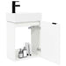 Unitate de baie cu robinet Alb 45,5 x 22,5 x 84 cm - WALTI WALTI