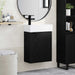 Unitate de baie cu robinet Stejar Negru 45,5 x 22,5 x 84 cm - WALTI WALTI