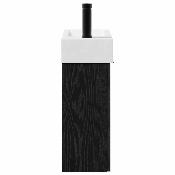 Unitate de baie cu robinet Stejar Negru 45,5 x 22,5 x 84 cm - WALTI WALTI