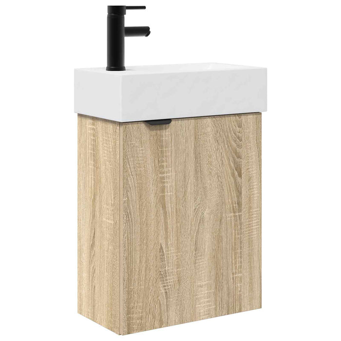 Dulap de Baie Stejar Sonoma 45,5 x 22,5 x 84 cm Lemn prelucrat - WALTI WALTI