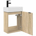 Dulap de Baie Stejar Sonoma 45,5 x 22,5 x 84 cm Lemn prelucrat - WALTI WALTI