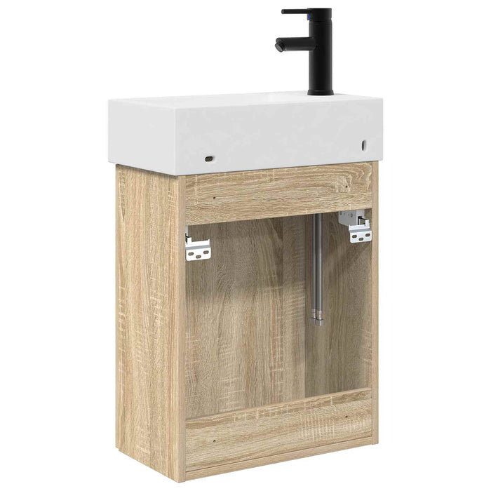 Dulap de Baie Stejar Sonoma 45,5 x 22,5 x 84 cm Lemn prelucrat - WALTI WALTI