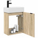 Dulap de Baie Stejar Sonoma 45,5 x 22,5 x 84 cm Lemn prelucrat - WALTI WALTI