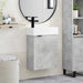 Unitate de baie cu robinet Gri Beton 45,5 x 22,5 x 84 cm - WALTI WALTI