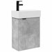 Unitate de baie cu robinet Gri Beton 45,5 x 22,5 x 84 cm - WALTI WALTI