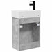 Unitate de baie cu robinet Gri Beton 45,5 x 22,5 x 84 cm - WALTI WALTI