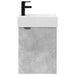Unitate de baie cu robinet Gri Beton 45,5 x 22,5 x 84 cm - WALTI WALTI