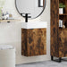 Unitate de baie cu robinet Stejar fumuriu 45,5 x 22,5 x 84 cm - WALTI WALTI