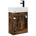 Unitate de baie cu robinet Stejar fumuriu 45,5 x 22,5 x 84 cm - WALTI WALTI