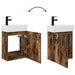 Unitate de baie cu robinet Stejar fumuriu 45,5 x 22,5 x 84 cm - WALTI WALTI
