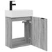 Unitate de baie cu robinet Sonoma gri 45,5 x 22,5 x 84 cm - WALTI WALTI