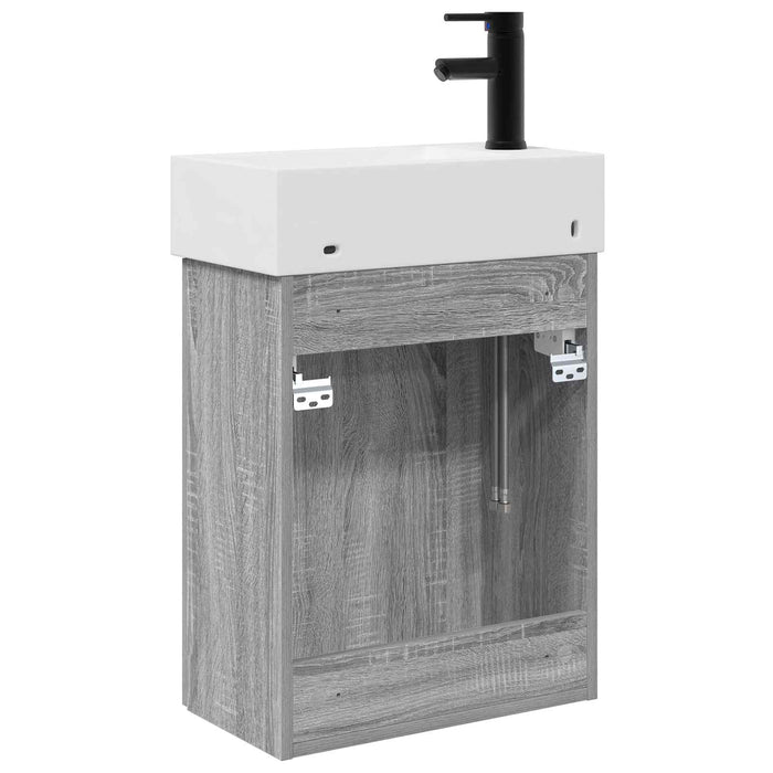 Unitate de baie cu robinet Sonoma gri 45,5 x 22,5 x 84 cm - WALTI WALTI