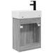 Unitate de baie cu robinet Sonoma gri 45,5 x 22,5 x 84 cm - WALTI WALTI