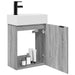 Unitate de baie cu robinet Sonoma gri 45,5 x 22,5 x 84 cm - WALTI WALTI