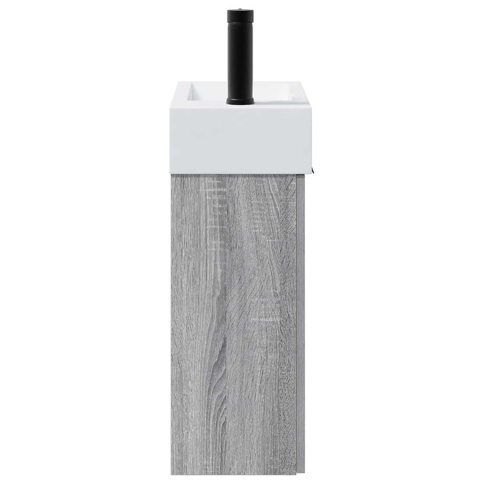 Unitate de baie cu robinet Sonoma gri 45,5 x 22,5 x 84 cm - WALTI WALTI