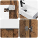 Unitate de baie cu robinet Lemn vechi 45,5 x 22,5 x 84 cm - WALTI WALTI