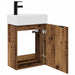Unitate de baie cu robinet Lemn vechi 45,5 x 22,5 x 84 cm - WALTI WALTI