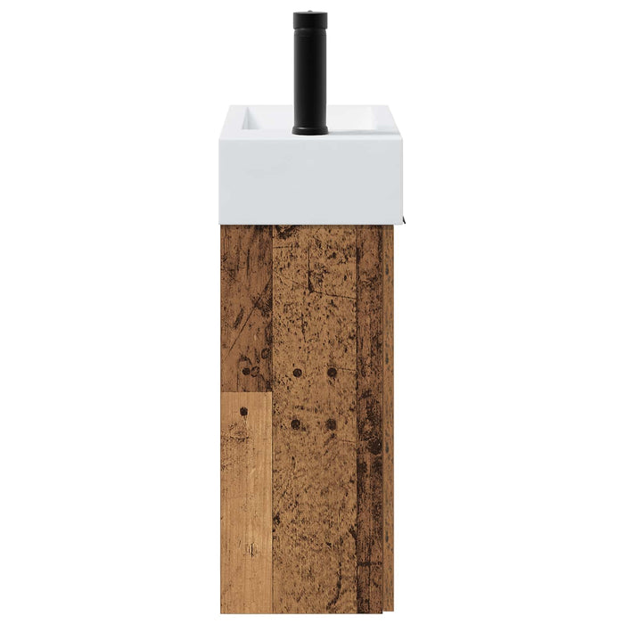 Unitate de baie cu robinet Lemn vechi 45,5 x 22,5 x 84 cm - WALTI WALTI
