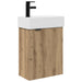 Unitate de baie cu robinet Stejar Artizanal 45,5 x 22,5 x 84 cm - WALTI WALTI