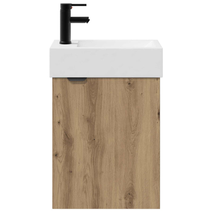 Unitate de baie cu robinet Stejar Artizanal 45,5 x 22,5 x 84 cm - WALTI WALTI
