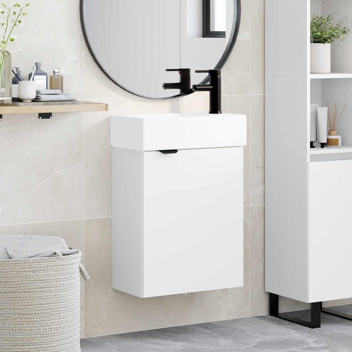 Unitate de baie cu robinet Alb 45,5 x 22,5 x 84 cm - WALTI WALTI