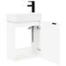 Unitate de baie cu robinet Alb 45,5 x 22,5 x 84 cm - WALTI WALTI