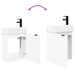 Unitate de baie cu robinet Alb 45,5 x 22,5 x 84 cm - WALTI WALTI