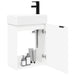 Unitate de baie cu robinet Alb 45,5 x 22,5 x 84 cm - WALTI WALTI