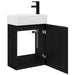 Unitate de baie cu robinet Stejar Negru 45,5 x 22,5 x 84 cm - WALTI WALTI