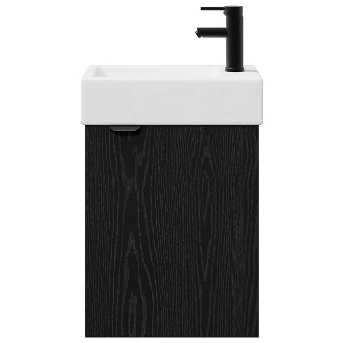 Unitate de baie cu robinet Stejar Negru 45,5 x 22,5 x 84 cm - WALTI WALTI