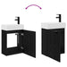Unitate de baie cu robinet Stejar Negru 45,5 x 22,5 x 84 cm - WALTI WALTI