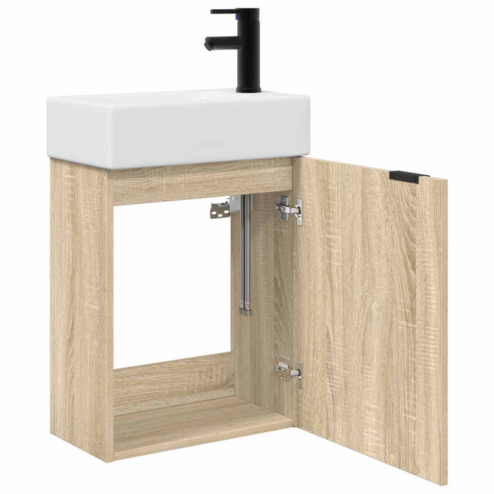 Unitate de baie cu robinet Stejar Sonoma 45,5 x 22,5 x 84 cm - WALTI WALTI